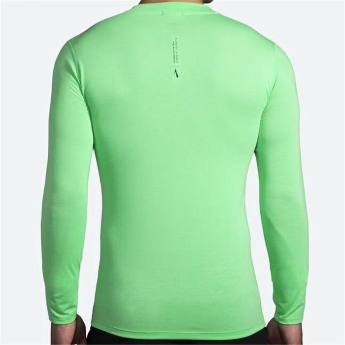 Camiseta de Manga Larga Hombre Brooks High Point Verde XL 2 Camiseta de Manga Larga Hombre Brooks High Point Verde XL 2