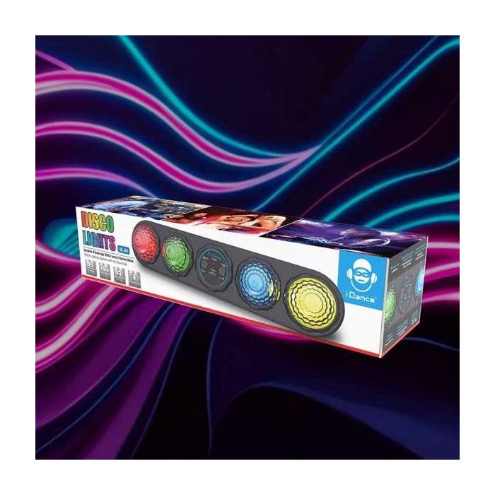 Luces disco con bola para tus fiestas más divertidas 9x10,5x41 cm 1 Luces disco con bola para tus fiestas más divertidas 9x10,5x41 cm 1