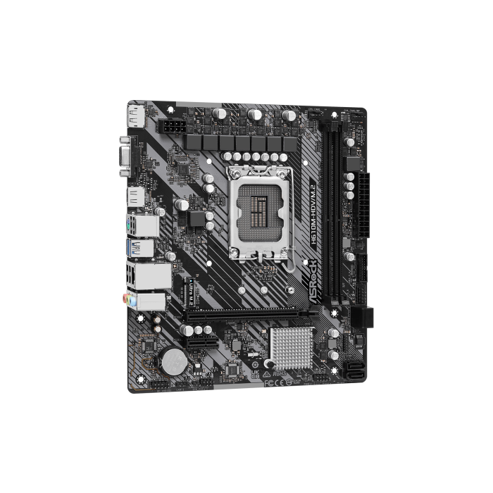 Asrock H610M-HDV/M.2 R2.0 Intel H610 LGA 1700 micro ATX 3 Asrock H610M-HDV/M.2 R2.0 Intel H610 LGA 1700 micro ATX 3