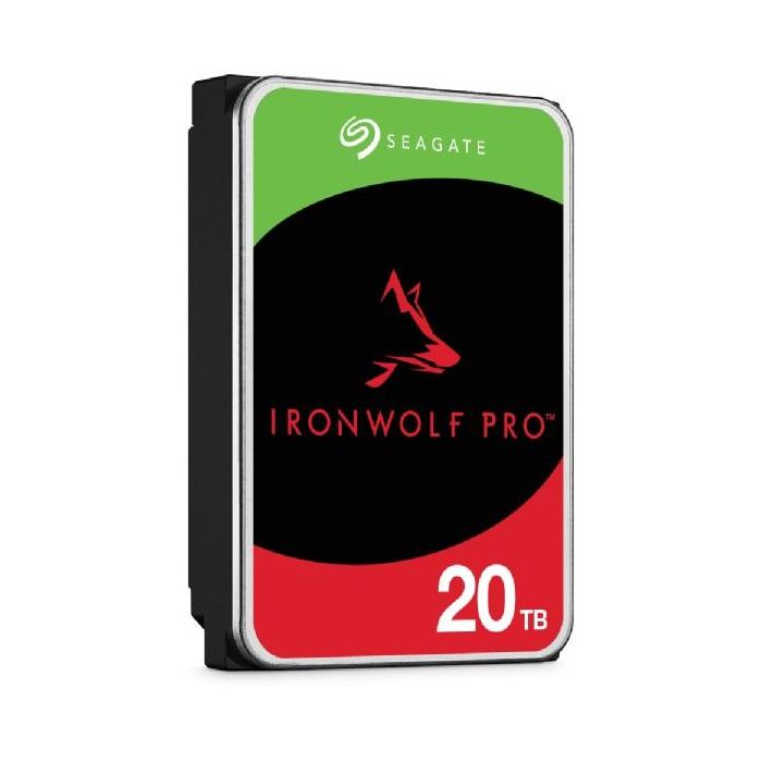 Seagate Disco Duro Interno IronWolf Pro 20 TB 3.5" 7200 RPM NAS 256 MB SATA 6 Gb/s 2
