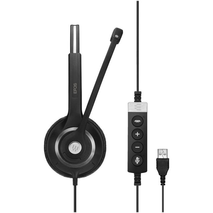 EPOS SC 230 USB MS II Auriculares con cable Microsoft Teams, mono, optimizado para UC, micrófono con cancelación de ruido, negro 1 EPOS SC 230 USB MS II Auriculares con cable Microsoft Teams, mono, optimizado para UC, micrófono con cancelación de ruido, negro 1