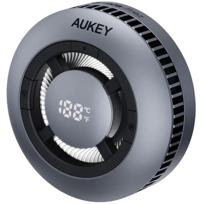 AUKEY LC-G10 Cargador Inalámbrico Magnético Qi2 MagFusion GameFrost para Teléfono Móvil, Corriente Alterna, Negro