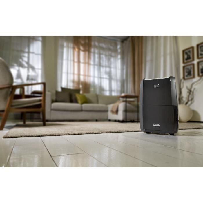 Deshumidificador - DELONGHI - Depósito de 5 L - Capacidad de 21 L en 24 horas - 3 velocidades de ventilación - Wifi 2 Deshumidificador - DELONGHI - Depósito de 5 L - Capacidad de 21 L en 24 horas - 3 velocidades de ventilación - Wifi 2