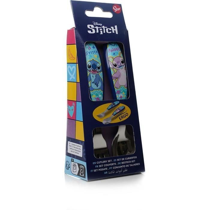 Juego de Cubiertos ThermoBaby LILO & STITCH Azul Turquesa Metal Acero Inoxidable 2 Piezas 5 Juego de Cubiertos ThermoBaby LILO & STITCH Azul Turquesa Metal Acero Inoxidable 2 Piezas 5