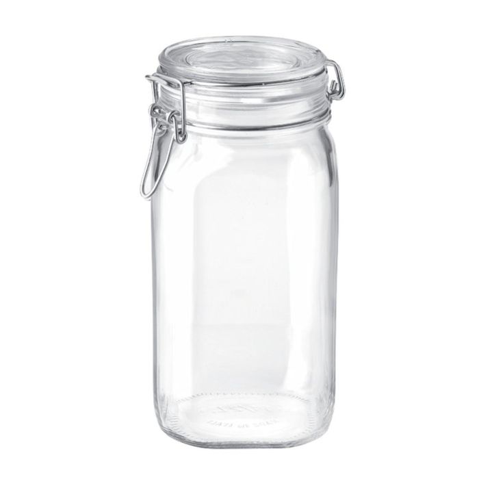 Bormioli Rocco Fido Tarro de Conserva de Vidrio 1,5 L - Pack 6 Unidades con Cierre Hermético, Apto Lavavajillas y Fabricado en Italia 0 Bormioli Rocco Fido Tarro de Conserva de Vidrio 1,5 L - Pack 6 Unidades con Cierre Hermético, Apto Lavavajillas y Fabricado en Italia 0