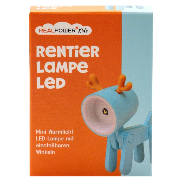 RealPower 486311 Lámpara LED para Bolsa o Taschenlampe, Diseño de Ciervo Azul, Funciona con Baterías LR41 RealPower 486311 Lámpara LED para Bolsa o Taschenlampe, Diseño de Ciervo Azul, Funciona con Baterías LR41