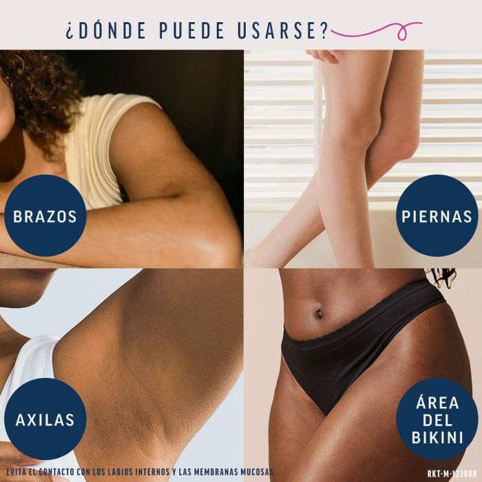 Veet EXPERT AXILAS Crema Depilatoria Roll-on Zonas Sensibles Axilas Bikini 100 ml - 35% Menos Químicos, Sin Amoníaco 3