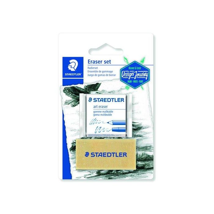Goma De Borrar Staedtler Artistica 5427 Amasable + Limpieza