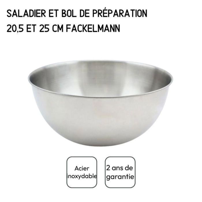 Fackelmann FAC1720223846550 Juego de 2 Ensaladeras con Cubiertos para Ensalada - 20.5 y 25 cm 10