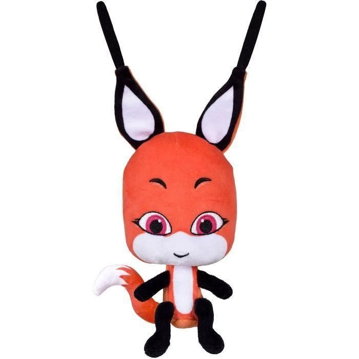 Peluche Trixx - BANDAI - Miraculous - Kwami del zorro ilusión Peluche Trixx - BANDAI - Miraculous - Kwami del zorro ilusión