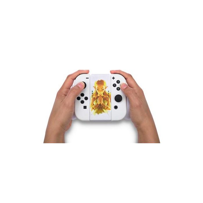 Mando Gaming Powera NSAC0059-01 Nintendo Switch Blanco/Dorado 6