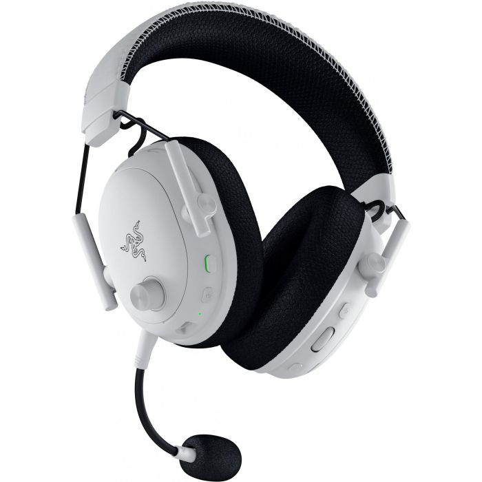 Razer BlackShark V3 Pro RZ04-05400200-R3M1 Auriculares Inalámbricos y Cableados para Juegos, Bluetooth, THX Spatial Audio, Blanco 4