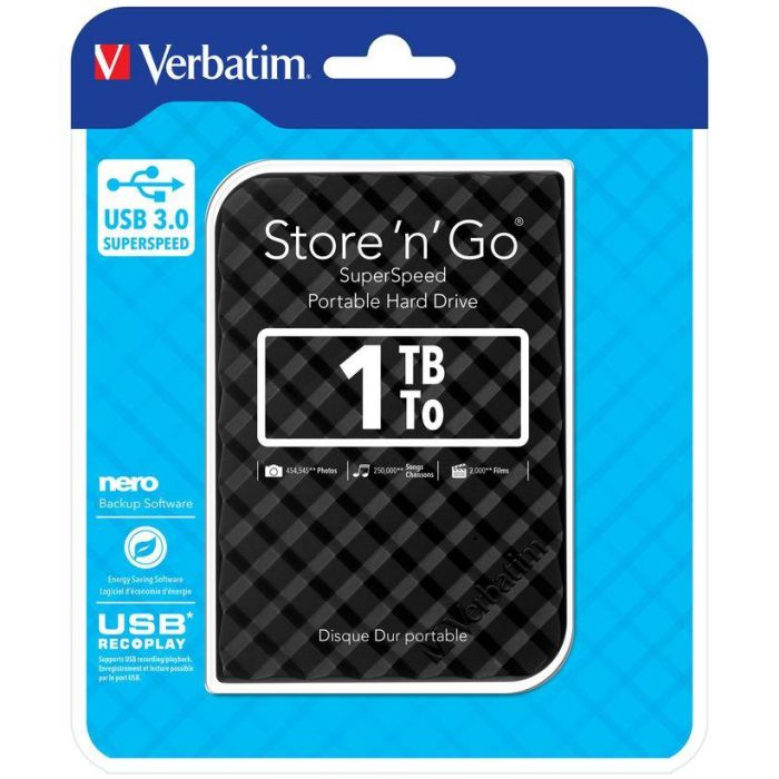 Verbatim Disco Duro Externo Store 'N' Go 1Tb Hdd 2.5" Usb 3.0 Negro 4 Verbatim Disco Duro Externo Store 'N' Go 1Tb Hdd 2.5" Usb 3.0 Negro 4