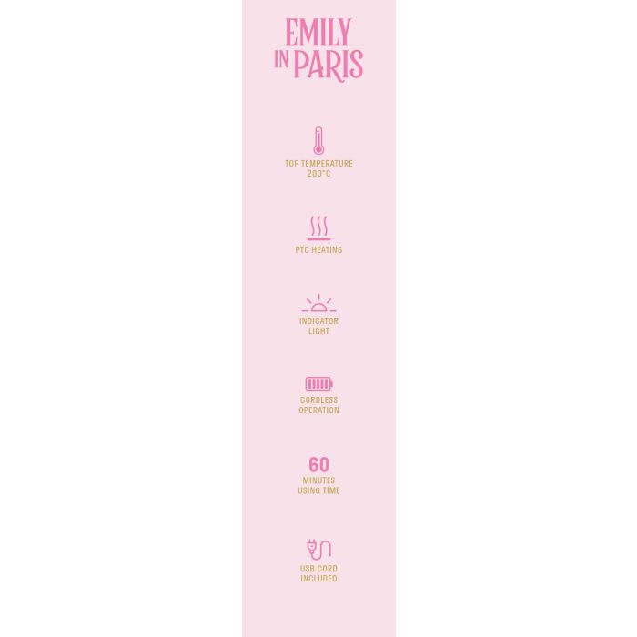 Cepillo Alisador Recargable "Emily In Paris" (12 Unidades) 4