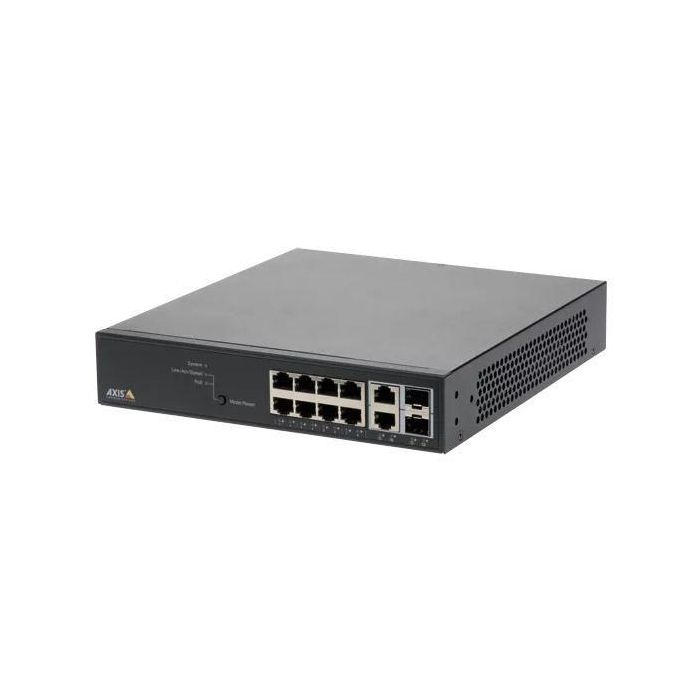 Axis T8508 Switch de red PoE+ 8 puertos, sin ventilador, compacto, para videovigilancia con interfaz web gráfica