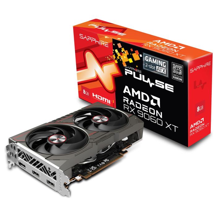 Sapphire RX 9060 XT 8GB GDDR6 Pulse Gaming Tarjeta Gráfica 6 Sapphire RX 9060 XT 8GB GDDR6 Pulse Gaming Tarjeta Gráfica 6