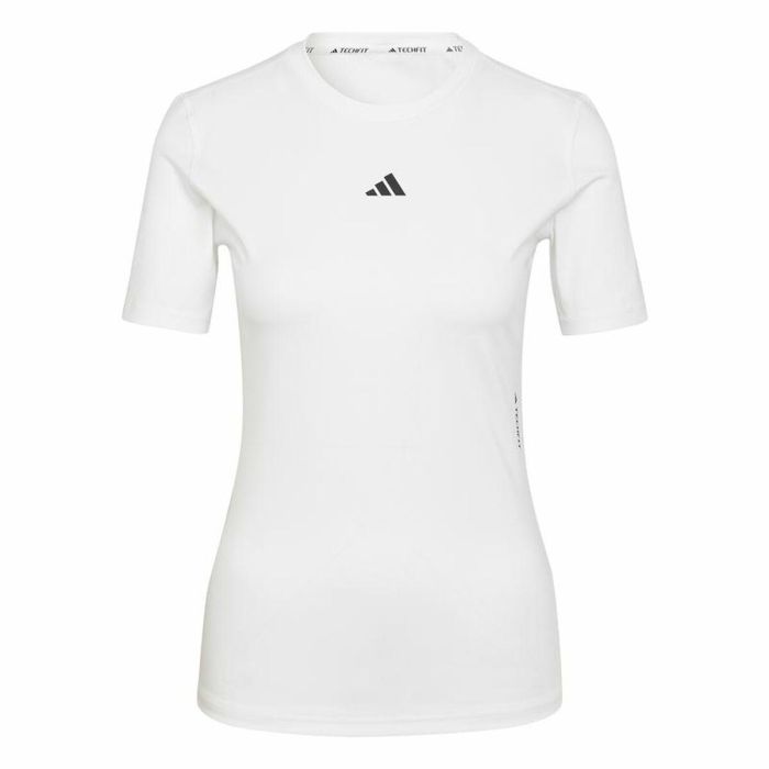 Camiseta de Manga Corta Mujer Adidas Techfit Training Blanco XS 0 Camiseta de Manga Corta Mujer Adidas Techfit Training Blanco XS 0