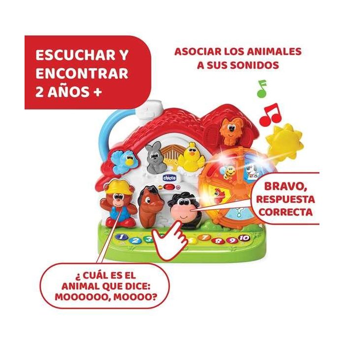 Granja sonora con luces y sonidos ¡enseña numeros, colores y nombres! 32x26x13,5 cm (bilingüe) 6 Granja sonora con luces y sonidos ¡enseña numeros, colores y nombres! 32x26x13,5 cm (bilingüe) 6