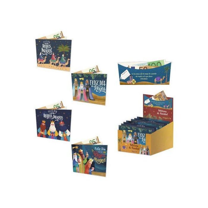 Billetero De Felicitacion Arguval Navidad Normal 96X96 Surtido Expositor De 48