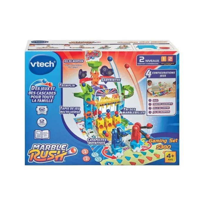 Vtech Marble Rush - Gaming Set S300 - VT80571805 - Circuito de Juego para Niños de 4 Años + (Idioma Francés) 4