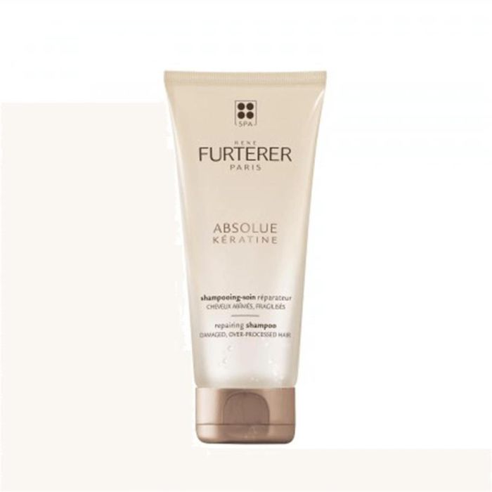 Rene Furterer ABSOLUE KERATINE Champú Regenerante Reparador Cabello Muy Dañado Quebradizo Sin Sulfatos Queratina Vegetal 200 ml