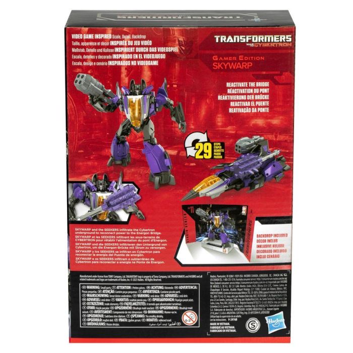 Figura Hasbro Transformers Cybertron Skywarp Studio 1 Figura Hasbro Transformers Cybertron Skywarp Studio 1