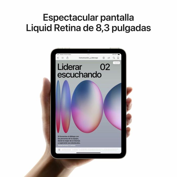 Apple MXND3TY/A iPad Mini 8.3" 7th Gen 2024 WiFi A17 Pro 256GB Blanco Estrella Liquid Retina Touch ID USB-C Tablet 17 Apple MXND3TY/A iPad Mini 8.3" 7th Gen 2024 WiFi A17 Pro 256GB Blanco Estrella Liquid Retina Touch ID USB-C Tablet 17