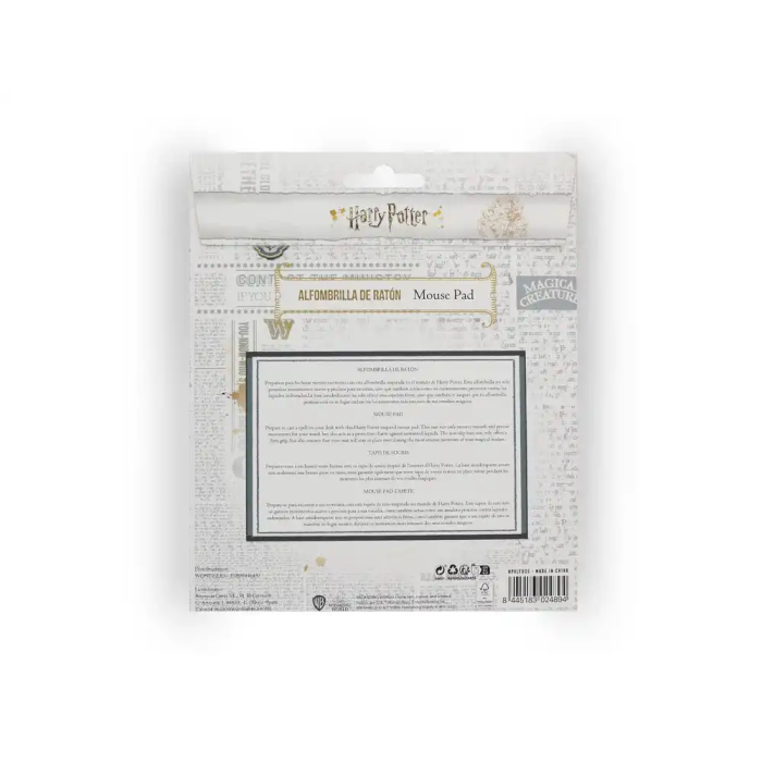 Wondee Alfombrilla de Ratón Redonda Harry Potter Hedwig Antideslizante Control Preciso 200 mm 7
