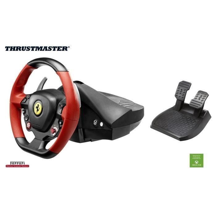 Thrustmaster Volante + Pedales Ferrari 458 Spider para Xbox One - 4460105 1 Thrustmaster Volante + Pedales Ferrari 458 Spider para Xbox One - 4460105 1