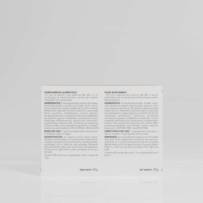 Cumlaude Lab Tynbiotic Intimmune Sticks 28 u - Complemento Alimenticio para el Sistema Inmunológico 1 Cumlaude Lab Tynbiotic Intimmune Sticks 28 u - Complemento Alimenticio para el Sistema Inmunológico 1
