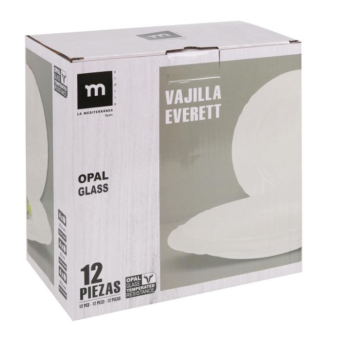 Vajilla Everett 12 piezas rojo opal - La Mediterranea (2 Unidades) 4 Vajilla Everett 12 piezas rojo opal - La Mediterranea (2 Unidades) 4