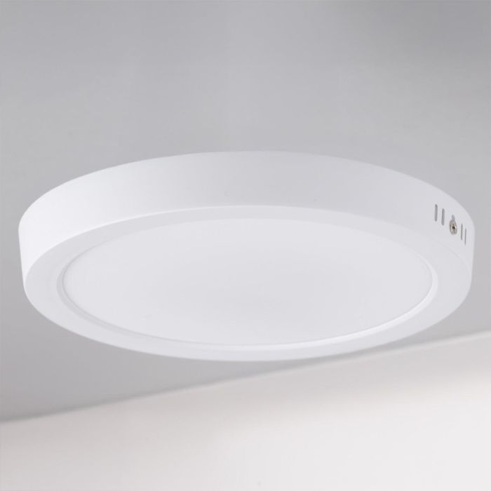 Plafón de Superficie LED 100Lm/W 18W 1800Lm 6000ºK IP20 [HO-PLC-18W-1800LM-CW]
