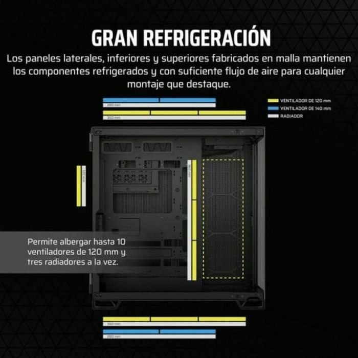 Caja Semitorre ATX Corsair 6500X Negro 24