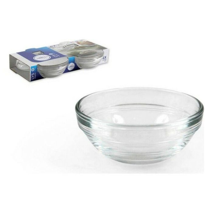 Set de 4 boles apilables Duralex 70 cc transparente - 7.5 x 3 cm (24 Cajas) Set de 4 boles apilables Duralex 70 cc transparente - 7.5 x 3 cm (24 Cajas)