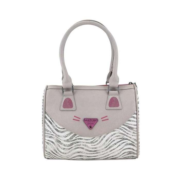Bolso de Mano Gorjuss Ruby wild Gris (28 x 22 x 13 cm) 1
