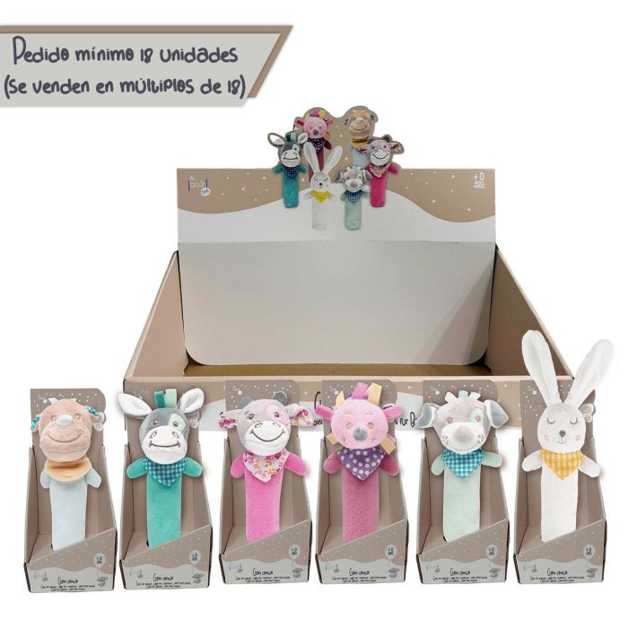 Tachan Clakis, 6 Modelos Diferentes, 18 Unidades en Display, para Bebés +0 meses