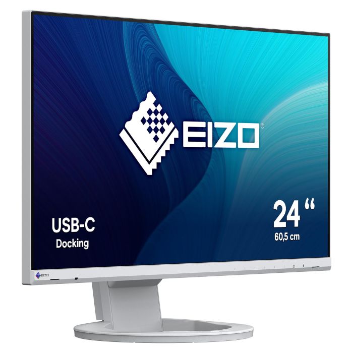 EIZO EV2480-WT Monitor de 23.8" Full HD IPS con USB-C, Blanco 7