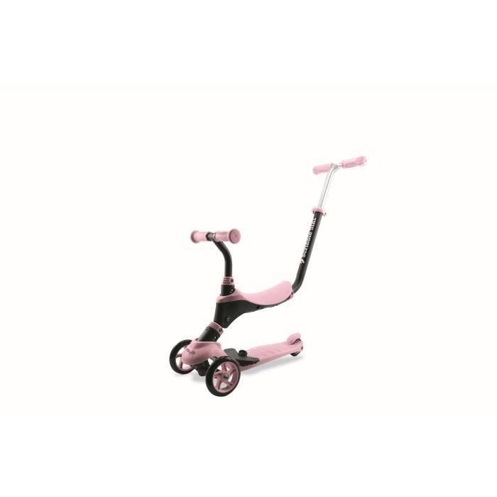 Mondo Scooter On and Go Scribble 5 en 1 plegable con 3 ruedas, manillar ajustable y freno trasero - Rosa 0 Mondo Scooter On and Go Scribble 5 en 1 plegable con 3 ruedas, manillar ajustable y freno trasero - Rosa 0
