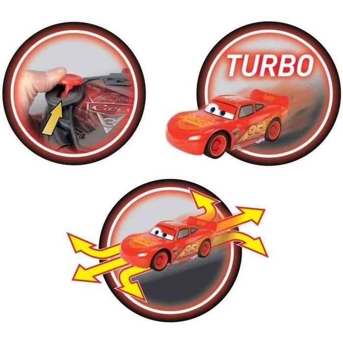 Majorette - Disney Cars 3 - Rayo McQueen Coche Radiocontrolado - Escala 1/24 - Función Turbo 3 Majorette - Disney Cars 3 - Rayo McQueen Coche Radiocontrolado - Escala 1/24 - Función Turbo 3