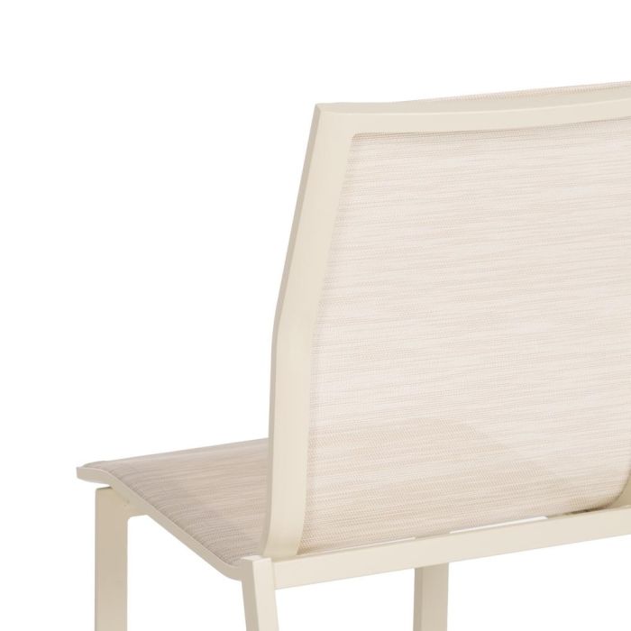 Silla Apilable Aluminio-Textileno 49 X 62 X 90 cm