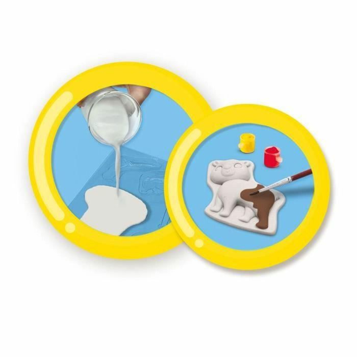 Ses Creative SES1701830730891 Set Moldura y Pintura Animales del Bosque - Fabricado con Plástico Reciclado 1