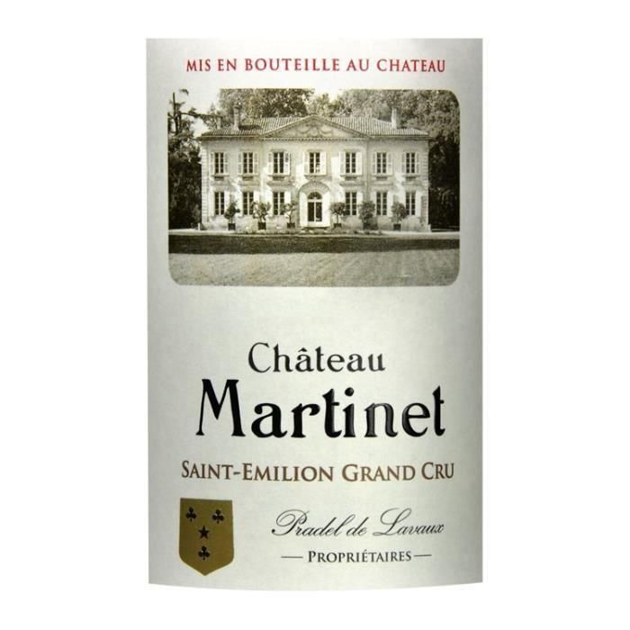 Château Martinet 2017 Saint-Emilion Grand Cru - Vino tinto Burdeos 1