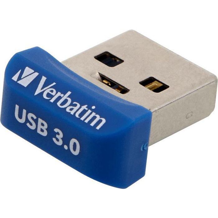 Verbatim Pendrive Nano Store'N'Stay 64 grb Super Speed Usb 3.0 Azul 1 Verbatim Pendrive Nano Store'N'Stay 64 grb Super Speed Usb 3.0 Azul 1