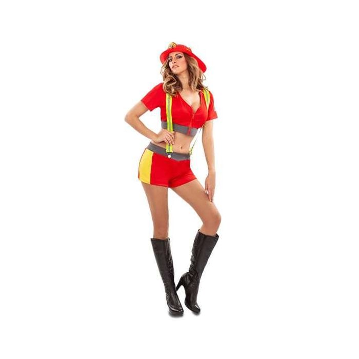 My Other Me Disfraz de Bombera Sexy para Adulto, Traje de Carnaval y Fiesta Temática, Talla S, Material 100% Poliéster My Other Me Disfraz de Bombera Sexy para Adulto, Traje de Carnaval y Fiesta Temática, Talla S, Material 100% Poliéster