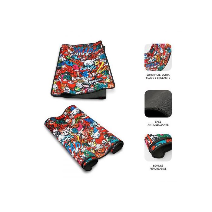 SUBBLIM Alfombrilla Graffiti XL Mouse Pad 1