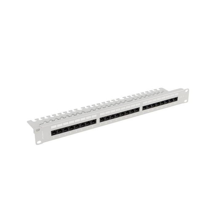Lanberg Patch Panel 24 Puertos Cat.6 UTP RJ-45 1U para Rack 19" 1