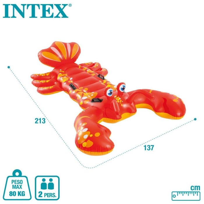 Figura Hinchable para Piscina Intex Langosta 137 x 50 x 213 cm (6 Unidades) 1 Figura Hinchable para Piscina Intex Langosta 137 x 50 x 213 cm (6 Unidades) 1