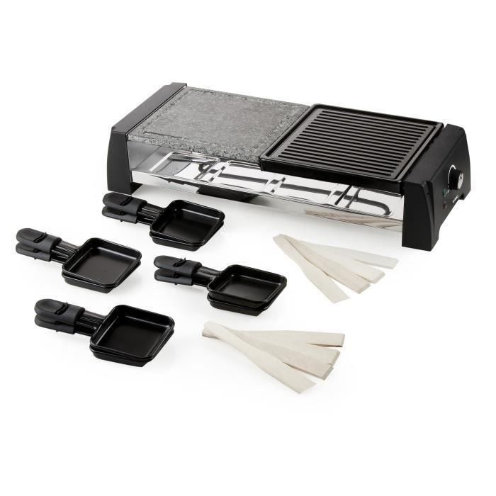 DOMO DO9190G Raclette máquina 8 personas - Negro 1