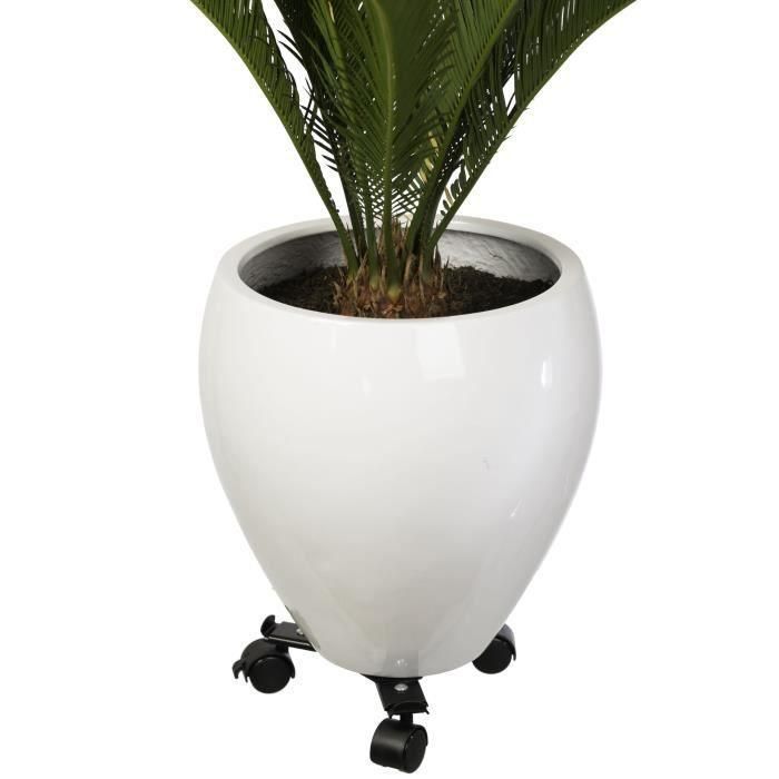 NATURE Estantería enrollable para plantas extensibles - Metal negro - H6 x 27/37 x 27/37 cm 1 NATURE Estantería enrollable para plantas extensibles - Metal negro - H6 x 27/37 x 27/37 cm 1