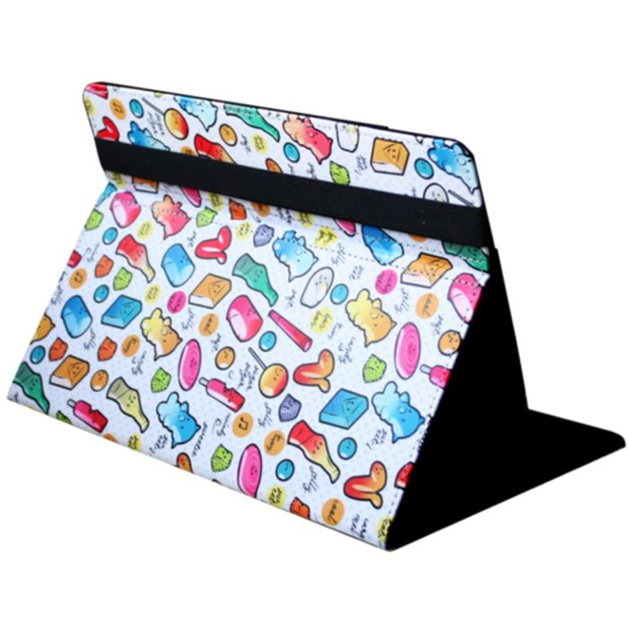Silver ht Funda Universal para Tablets 9-11 Pulgadas, Estampado Cool Candy, Soporte Ajustable, Protección Agua y Manchas Silver ht Funda Universal para Tablets 9-11 Pulgadas, Estampado Cool Candy, Soporte Ajustable, Protección Agua y Manchas